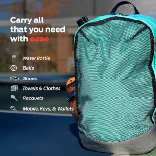 Large Capacity, External Waterproof Compartment, Multi-Use For Travel, Laptop, Water Sports, Gym, or Tennis