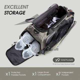 Racket bag handbag racket pulp storage bag independent shoe compartment foldable large capacity sports backpack