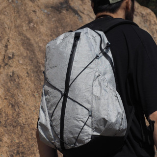 Outdoor mountaineering sports crude benzene material lightweight waterproof large capacity personalized men's double shoulder bag