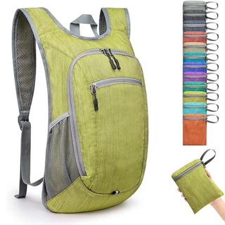 10L/15L Hiking Backpack Lightweight Packable Hiking Daypack Small Travel Outdoor Foldable Shoulder Bag
