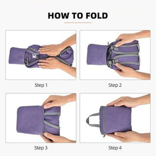 Small Hiking Backpack -12L Lightweight Packable Daypack for Travel Foldable Tear Resistant Backpacks for Women Men