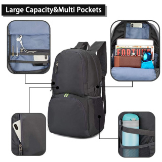 40/50L Lightweight Packable Backpack for Hiking Traveling Camping Water Resistant Foldable Outdoor Travel Daypack