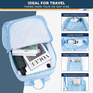 20L Waterproof Packable Hiking Backpack - Small Lightweight Travel Backpack for Women Men, Foldable Day Pack for Hiking, Climbing