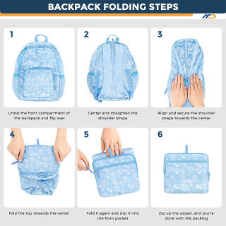 20L Waterproof Packable Hiking Backpack - Small Lightweight Travel Backpack for Women Men, Foldable Day Pack for Hiking, Climbing