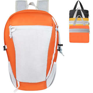 30L Ultra Lightweight Small Backpack for Men Packable Daypack for Travel Water Resistant Daypack for Women(Orange)