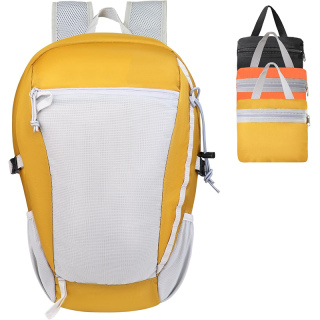 30L Ultra Lightweight Small Backpack for Men Packable Daypack for Travel Water Resistant Daypack for Women(Orange)