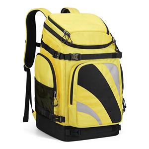 Ski backpack outdoor skating sports backpack large capacity ski boots helmet bag