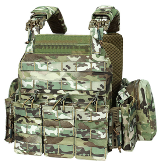 Taktische Weste Outdoor-Militär-Fans schnelle Demontage heißer Verkauf CS-Ausrüstung Training Schutzsteckerplatte verschleißfestes Oxford-Gewebe