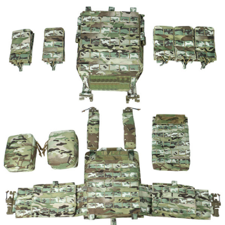 Tactical vest outdoor military fans quick disassembly hot selling CS equipment training protective plug plate wear-resistant Oxford cloth