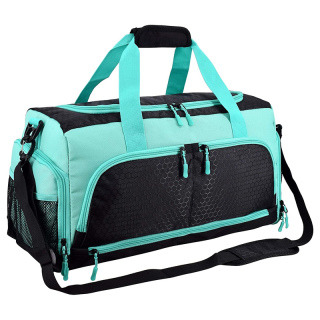 The Durable Crowdsource Designed Duffel Bag with 10 Optimal Compartments Including Water Resistant Pouch