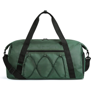 Gym Bag With Shoe Compartment & Wet Pocket, Lightweight Sports Travel Duffel Bag, Carry On Bag Weekender Overnight Bag, Water Resistant