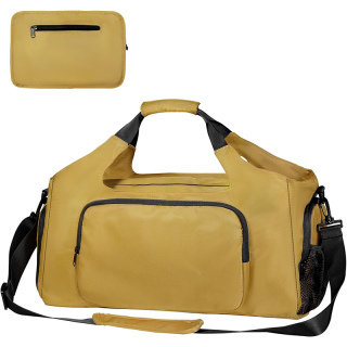 Gym Bags for Men Women, Sports Duffle Bag, Travel Gym Bag with Shoes Compartment and Wet Pocket, Foldable, Lightweight for Travel, Gym, Yoga