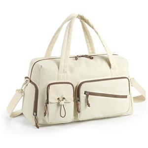 Travel Duffle Bag 29L Personal Item Travel Bag Duffle Bag for Travel, Gym Bag for Women Men with Shoe Compartment