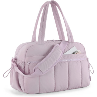 Gym Bag for Women, Duffle Bag for Travel with Wet Pocket, Water Resistant Travel Bag Duffel Bag, Navy blue, Ash Purple