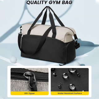 Gym Bag for Women - 35L Duffle Bag for Men Lightweight Duffel Bag with Shoe Compartment Weekender Bag Overnight Bag for Sports Gym Travel - Blue