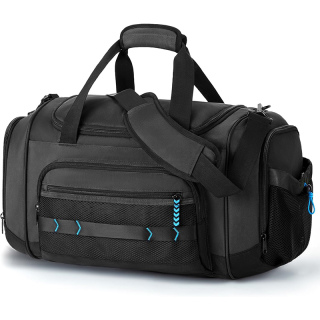 Carry-on Bag, Lightweight Weekend Overnight Bag with Shoe Compartment & Wet Pocket, Water-resistant Workout Duffle Bag for Travel Gym -Green