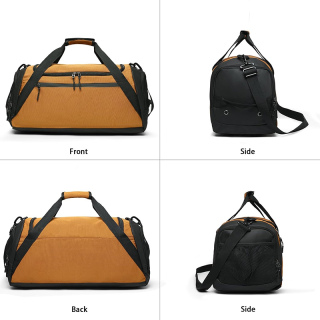 Large Duffle Bag For Men Travel, Weekend Overnight Bag With Shoe Compartment & Wet Pocket, Water Resistant Sports Duffle Bag Gymbag