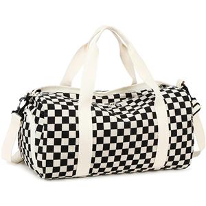 Duffle Bag Girls Kids Cute Gym Bag with Shoes Compartment & Wet Separation Waterproof Sports Overnight Travel Bag