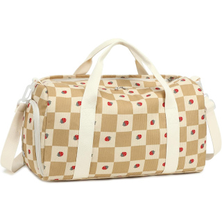 Duffle Bag Girls Kids Cute Gym Bag with Shoes Compartment & Wet Separation Waterproof Sports Overnight Travel Bag