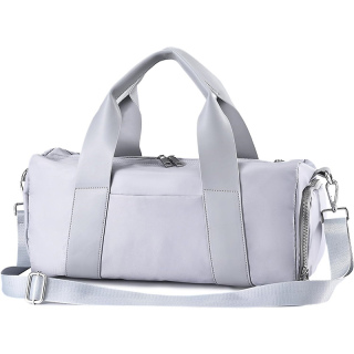 Compact Sports Gym Bag for Women, Cute Mini Duffle Bag with Wet Pocket & Shoes Compartment, Personal Item Travel Workout Bag, 16