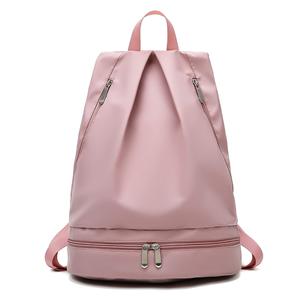 Wet and dry separation shoe compartment fitness backpack sports bag luggage bag