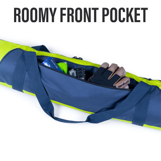 Ski Bag for Air Travel - Padded Ski Bag - Waterproof and Fully Padded Snow Ski Bag for Flying - Up to 175 CM Skis