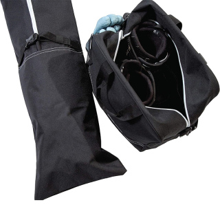 Ski Bag and Ski Boot Bag Combo - Ski Bags for Air Travel - Unpadded Snow Ski Bags Fit Skis Up to 200cm - For Men, Women, Adults, and Children