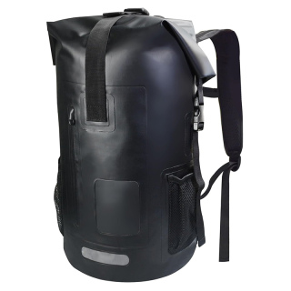 Waterproof Marine Dry Bag Roll Top Backpack, Heavy Duty Dry Sack for Kayaking,Boating,Swimming,Diving,Surfing,Fishing,with Reflective Strip,Green