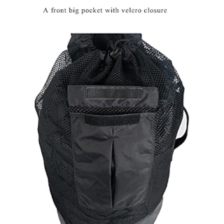 Large Mesh Travel Backpack for Scuba Diving and Snorkeling Gear & Equipment Heavy Duty Mesh Dry Bag Holds Mask, Fins, Snorkel, and More