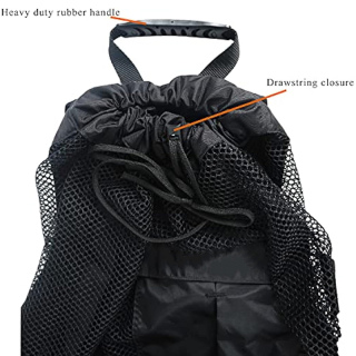 Large Mesh Travel Backpack for Scuba Diving and Snorkeling Gear & Equipment Heavy Duty Mesh Dry Bag Holds Mask, Fins, Snorkel, and More