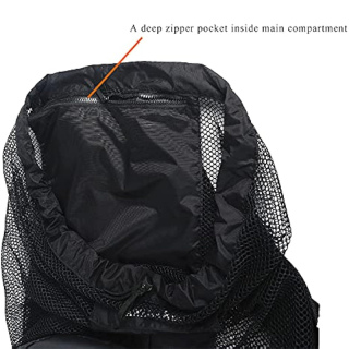 Large Mesh Travel Backpack for Scuba Diving and Snorkeling Gear & Equipment Heavy Duty Mesh Dry Bag Holds Mask, Fins, Snorkel, and More