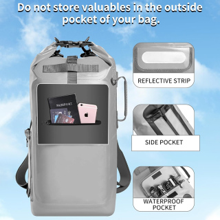 Dry Bag Backpack Waterproof Floating 20L/30L/40L, Dry Bags Waterproof Backpack for Men, Dry Sack Waterproof Bag Kayak