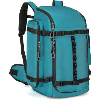 Large capacity multifunctional snow boot sports bag color matching dry and wet separation portable ski backpack