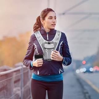 Running Vest with Adjustable Waistband & Smart Materials