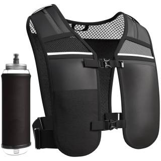 Running Phone Holder Vest Water Bottle | Waterproof Phone Pouch, Reflective | 8 Pockets, Lightweight Hydration | Accessories for Men & Women