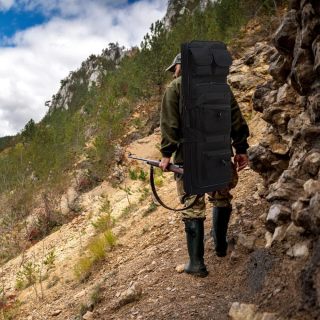 Rifle Bag Tactical Long Rifle Backpack, Portable Shotgun Case for Firearm Storage and Transportation, Suitable for Outdoor Hunting Shooting