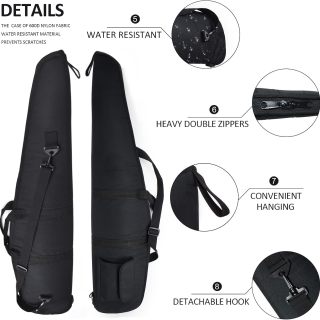 Soft Rifle Gun Case, 41/45/49 Inch Shotgun Carrying Bag for Scoped Rifles with Adjustable Shoulder Sling Visit the AUMTISC Store