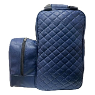 Adults Men Women Large Capacity Horse Riding Bag, Waterproof Riding Helmet Holder,English Equestrian Storage Bag Carry All (Only Bag) (Navy)