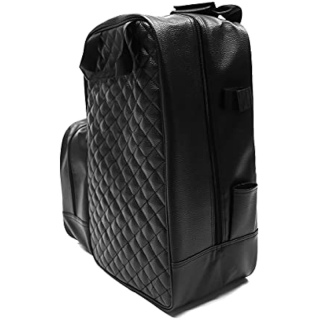 Professional Equestrian Bag Durable PU Leather Waterproof Horse Riding Boot Carry Bag with Helmet Hat Compartment