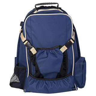 Deluxe Heavy Duty Nylon Exterior Storage Fabric Backpack Adjustable Shoulder Straps