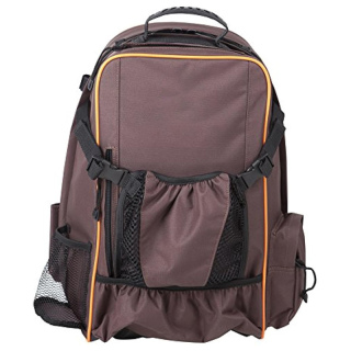 Deluxe Heavy Duty Nylon Exterior Storage Fabric Backpack Adjustable Shoulder Straps