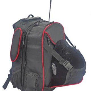 Professional Equestrian Backpack with Helmet Holder for Horse Riding, One Bag wih Multiple Compartments Carry All Accessories (NOT included)