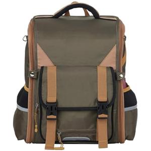 Young Rider Backpack - Lots of Internal & External Pockets - Padded Shoulder Straps & Grab Handle - Wipe Clean Outer & Reflective Details