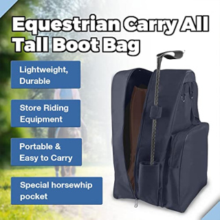 Equestrian Pack Equipment Multi-Functional Carry Bag for Boots Helmet Horsewhip Horse Riding Pack Equipment