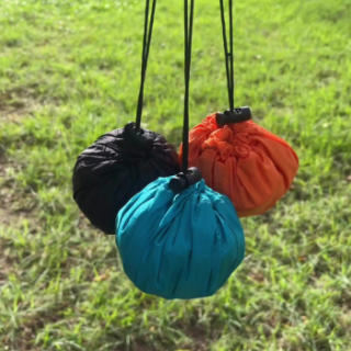 Nylon waterproof foldable backpack outdoor leisure travel sports backpack running cycling hiking mountaineering bag