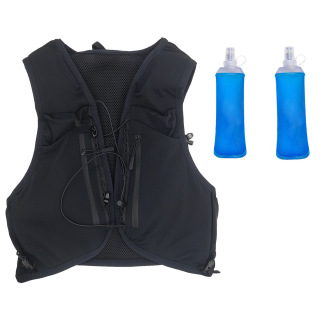 Outdoor sports cross-country marathon running cycling large capacity hydration vest bag + 2 500ml TPU soft water cups