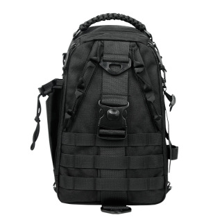 Outdoor tactical single and double shoulder backpack for urban commuting quick response assault single soldier riding motorcycle lure bag