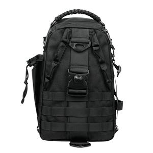 Outdoor tactical single and double shoulder backpack for urban commuting quick response assault single soldier riding motorcycle lure bag