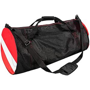 Sports Duffle Bag, Large Mesh Dive Beach Bags and Totes with Shoulder Strap for Scuba Diving and Snorkeling Gear & Equipment