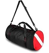 Sports Duffle Bag, Large Mesh Dive Beach Bags and Totes with Shoulder Strap for Scuba Diving and Snorkeling Gear & Equipment